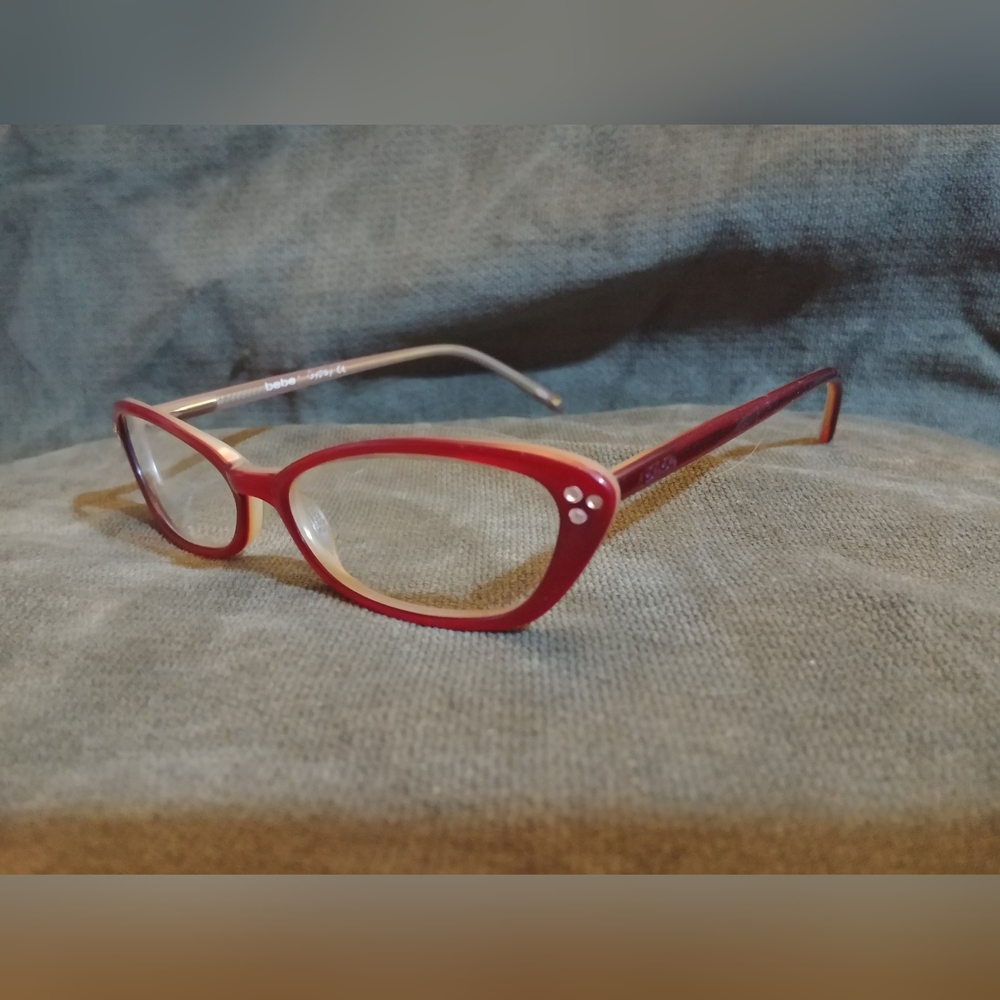 Stylish Bebe Red Eyeglasses
